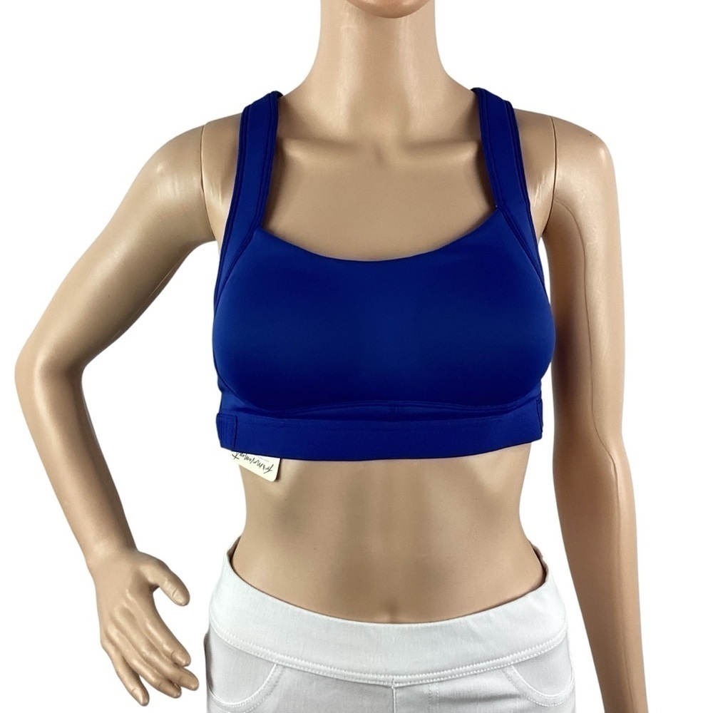 FP Movement Make a Move Bra Ocean Blue Size Small Crisscross Back Sports Bra